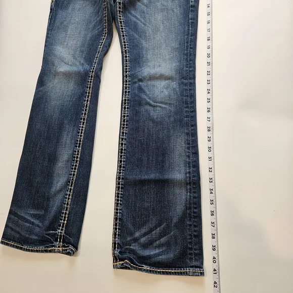 Rock Revival Jeans Size 30 Women's Anja Boot Denim - Picture 9 of 12